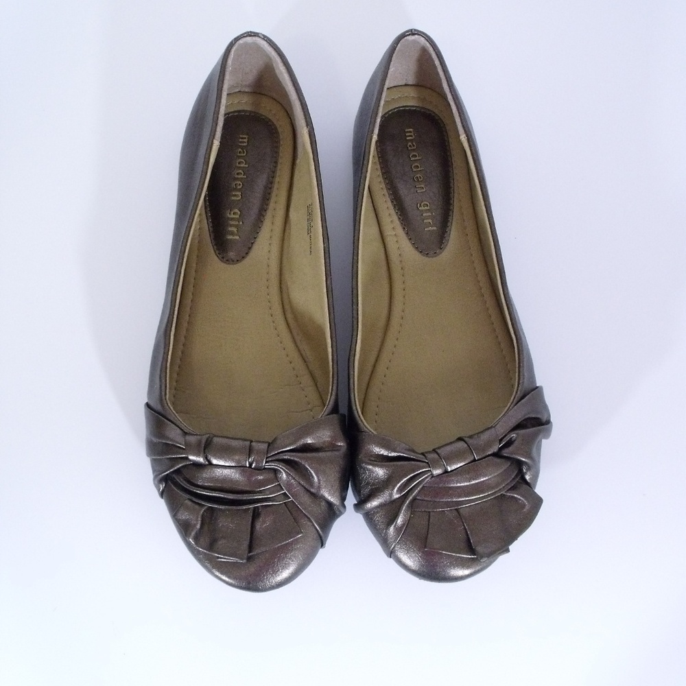 Madden Girl Bronze Gracie Flats